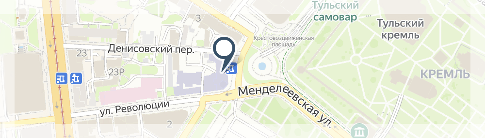 На карте